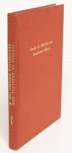 Image du vendeur pour Studies in Medieval and Renaissance History, Volume X: Dante's Monarchia and Aristotle's Political Thought. The Frescobaldi of Florence and the English Crown. The Building of the Strozzi Palace: The Construction Industry in Renaissance Florence. mis en vente par Zed Books