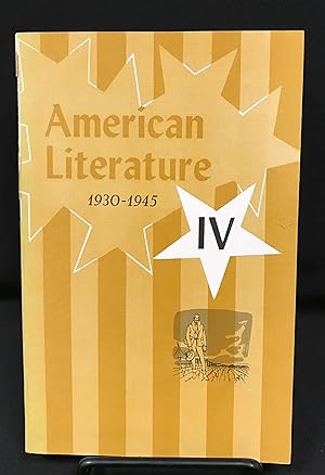 American Literature IV, 1930-1945 (New Dimension in Literature)