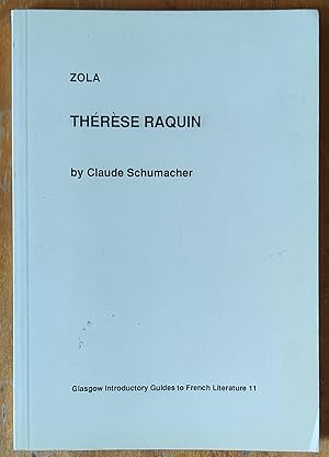 Seller image for Zola: "Therese Raquin" (Glasgow Introductory Guides to French Literature) for sale by Shore Books