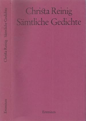 Seller image for Smtliche Gedichte. for sale by Antiquariat Carl Wegner