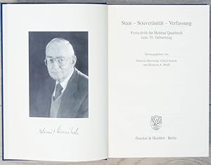 Festschrift zum 70. Geburtstag. Hrsg. v. Dietrich Murswiek, Ulrich Storost u. Heinrich A. Wolff.