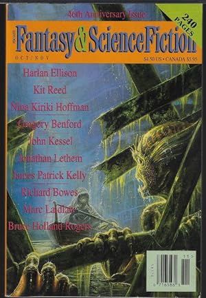 Seller image for The Magazine of FANTASY AND SCIENCE FICTION (F&SF): October, Oct. / November, Nov. 1995 for sale by Books from the Crypt