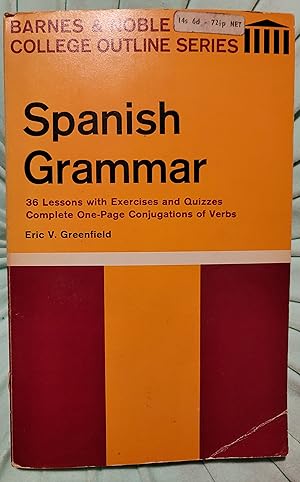 Seller image for Spanish Grammar (College Outline) for sale by the good news resource