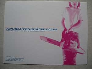 Seller image for Annika von Hausswolff Casey Kaplan 2002 Exhibition invite postcard for sale by ANARTIST