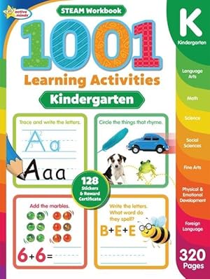 Bild des Verkufers fr Active Minds 1001 Kindergarten Steam Workbook zum Verkauf von moluna