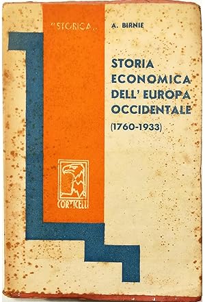 Seller image for Storia economica dell'Europa occidentale (1760-1933) for sale by Libreria Tara