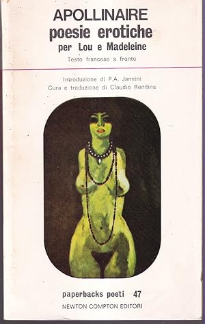 Seller image for Poesie erotiche per Lou e Madeleine for sale by Libreria Tara