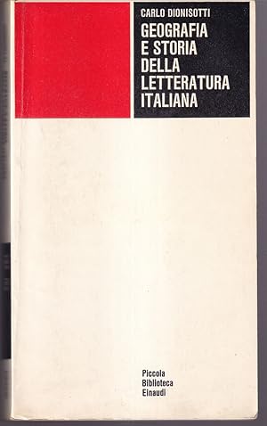 Image du vendeur pour Geografia e storia della letteratura italiana mis en vente par Libreria Tara