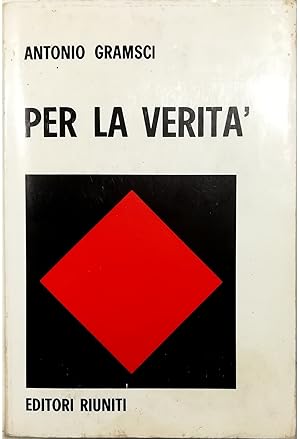 Imagen del vendedor de Per la verit Scritti 1913-1926 a la venta por Libreria Tara