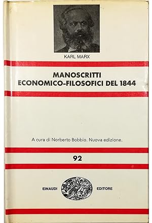 Manoscritti economico-filosofici del 1844 Nuova edizione