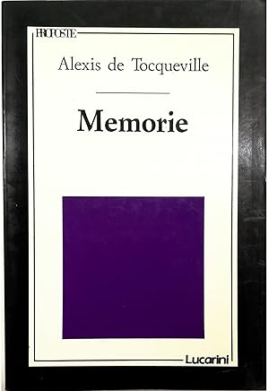 Image du vendeur pour Memorie mis en vente par Libreria Tara