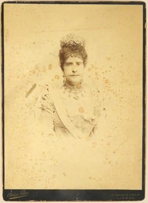 Bild des Verkufers fr FOTOGRAFIA. RETRATO DE MARIA PIA DE SABOIA. zum Verkauf von Livraria Castro e Silva