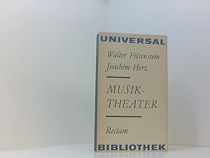 Imagen del vendedor de Musiktheater. Beitrge zur Methodik und zu Inszenierungskonzeptionen a la venta por Book Broker