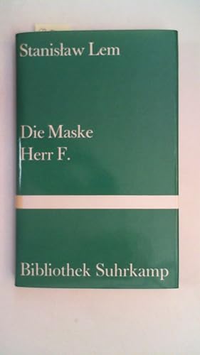 Die Maske Herr F. (Bibliothek Suhrkamp Band 561),