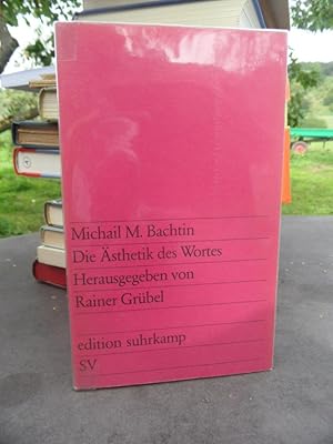 Bild des Verkufers fr Die sthetik des Wortes. Herausgegeben und eingeleitet von Rainer Grbel. zum Verkauf von Antiquariat Floeder