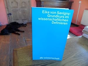 Bild des Verkufers fr Grundkurs im wissenschaftlichen Definieren. bungen zum Selbststudium. zum Verkauf von Antiquariat Floeder