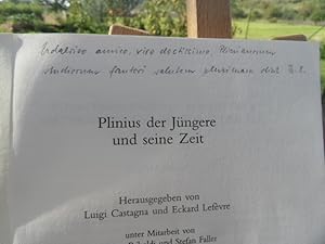 Seller image for Plinius ber historischen oder rhetorischen Stil. [Sonderdruck aus Plinius der Jngere und seine Zeit]. for sale by Antiquariat Floeder