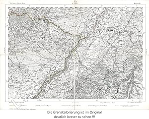 Reymann's topographische Special-Karte von Deutschland, Schweiz, Ostfrankreich, Belgien, Niederla...