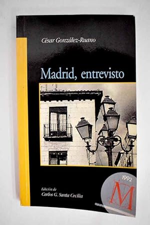 Imagen del vendedor de Madrid, entrevisto a la venta por Alcaná Libros