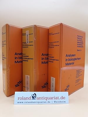 Analytische Methoden zur Prüfung gesundheitsschädlicher Arbeitsstoffe, Band 2 + 2/2 + 2/3 (= 3 Ri...