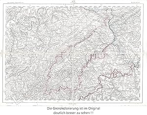 Reymann's topographische Special-Karte von Deutschland, Schweiz, Ostfrankreich, Belgien, Niederla...