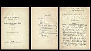 Sammelband mit 12 Abhandlungen zur Botanik (1900-1930)