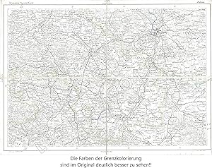 Reymann's topographische Special-Karte von Deutschland, Schweiz, Ostfrankreich, Belgien, Niederla...