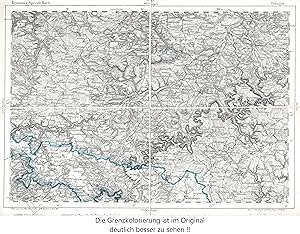 Reymann's topographische Special-Karte von Deutschland, Schweiz, Ostfrankreich, Belgien, Niederla...