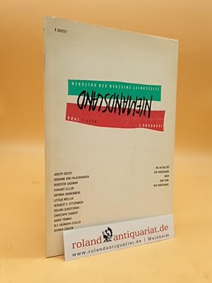 Imagen del vendedor de Niemandsland. Die Aktualitt der Avantgarde nach dem Ende der Avantgarde. Zeitschrift zwischen den Kulturen, Jahrgang 2, Heft 5/1988. a la venta por Roland Antiquariat UG haftungsbeschrnkt