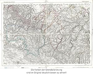 Reymann's topographische Special-Karte von Deutschland, Schweiz, Ostfrankreich, Belgien, Niederla...