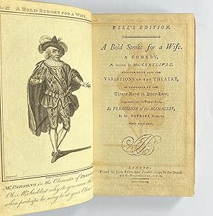 Seller image for Bells British theatre, consisting of the most esteemed English plays. Volume the sixth. Being the third volume of comedies. Containing A bold stroke for a wife, by Mrs. Centlivre. The miser, by Henry Fielding, Esq. The provok?d husband, by Sir John Vanburgh, and Colley Cibber, Esq. Love makes a man, by C. Cibber, Esq. She wou?d, and she wou?d not, by Colley Cibber, Esq for sale by Lyppard Books