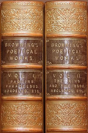 Seller image for The Poetical Works of Robert Browning. for sale by McConnell Fine Books   ABA & ILAB