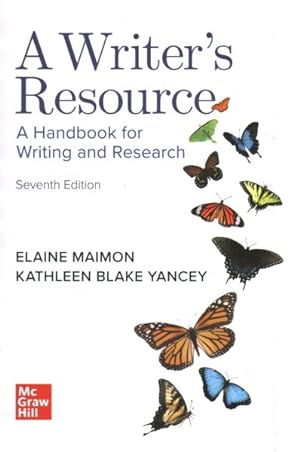 Bild des Verkufers fr Writer's Resource : A Handbook for Writing and Research zum Verkauf von GreatBookPrices