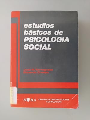 Imagen del vendedor de Estudios bsicos de Psicologa social. a la venta por TraperaDeKlaus