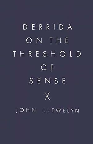 Bild des Verkufers fr Derrida on the Threshold of Sense zum Verkauf von WeBuyBooks