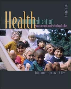 Immagine del venditore per Health Education in the Elementary and Middle School with PowerWeb: Health and Human Performance venduto da 2nd Life Books