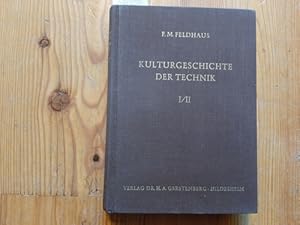 Bild des Verkufers fr Kulturgeschichte der Technik I./II. - Skizzen zum Verkauf von Gebrauchtbcherlogistik  H.J. Lauterbach