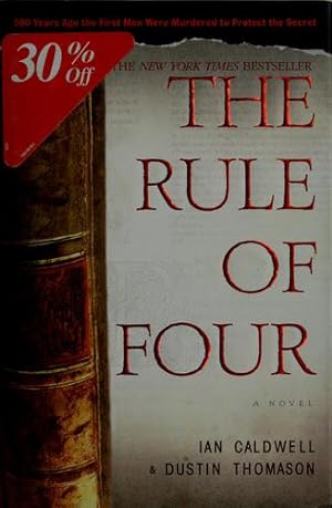 Bild des Verkufers fr The Rule of Four zum Verkauf von Giant Giant