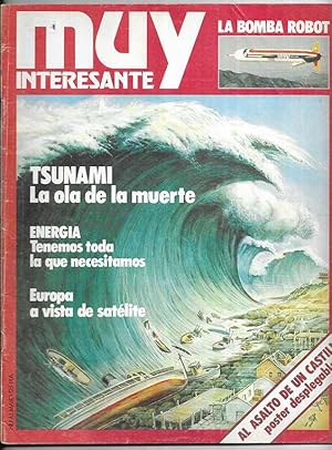 Muy Interesante Nº 1 Edición Original Tsunami La Ola de la Muerte mayo 1981