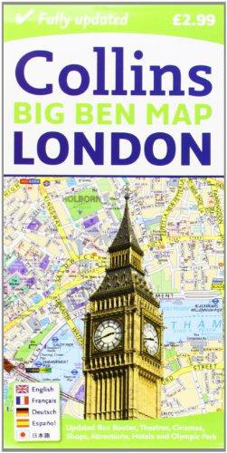 Seller image for London Big Ben Map for sale by WeBuyBooks