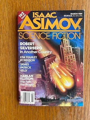 Bild des Verkufers fr Isaac Asimov's Science Fiction March 1989 zum Verkauf von Scene of the Crime, ABAC, IOBA
