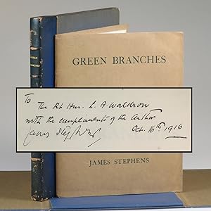 Green Branches, an inscribed, dated, and hand-emended author's presentation copy of the limited a...