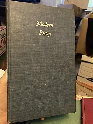 Immagine del venditore per modern poetry american and british ` venduto da A.C. Daniel's Collectable Books