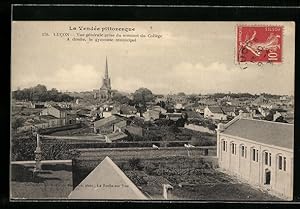 Image du vendeur pour Carte postale Lucon, Vue generale prise du sommet du College, A droit, le gymnase municipal mis en vente par Bartko-Reher