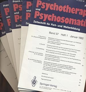 Seller image for [ 6 Hefte ] Praxis der Psychotherapie und Psychosomatik. Band 37. Heft 1-6. 1992. Zeitschrift fr Fort- und Weiterbildung. for sale by Fundus-Online GbR Borkert Schwarz Zerfa