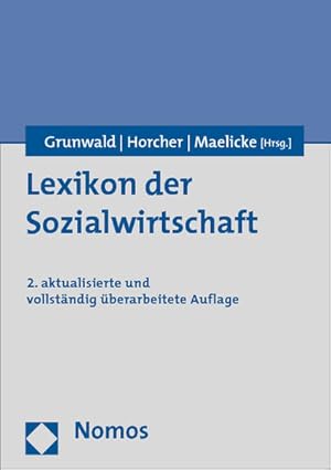 Bild des Verkufers fr Lexikon der Sozialwirtschaft Klaus Grunwald . (Hrsg.) zum Verkauf von Antiquariat Mander Quell