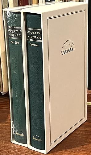 Image du vendeur pour Reporting Vietnam; (2 Volumes) American Journalism, 1959-1969 [And] American Journalism 1969-1975 mis en vente par DogStar Books