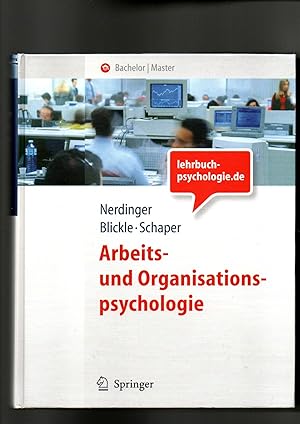 Seller image for Friedemann W. Nerdinger, Gerhard Blickle, Niclas Schaper, Arbeits- und Organisationspsychologie - Lehrbuch for sale by sonntago DE