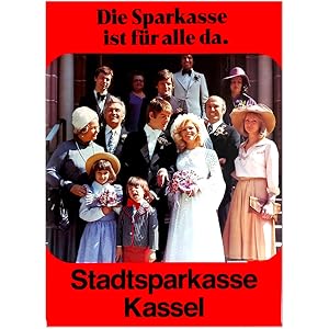Seller image for Die Sparkasse ist fr alle da. [Plakat] for sale by Schrmann und Kiewning GbR