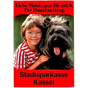 Seller image for Liebe Mutti spar fr mich. Per Dauerauftrag. [Plakat] for sale by Schrmann und Kiewning GbR